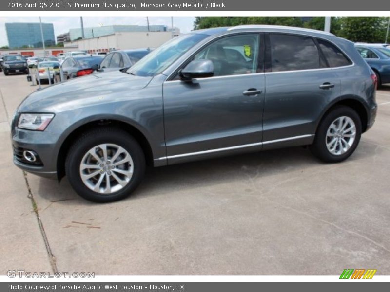 Monsoon Gray Metallic / Black 2016 Audi Q5 2.0 TFSI Premium Plus quattro