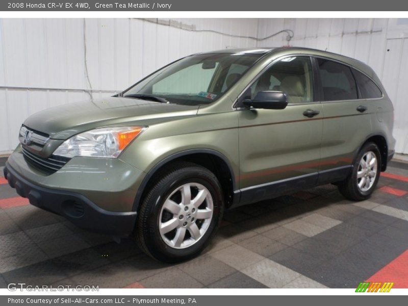 Green Tea Metallic / Ivory 2008 Honda CR-V EX 4WD