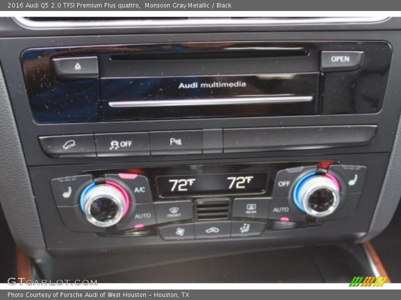 Monsoon Gray Metallic / Black 2016 Audi Q5 2.0 TFSI Premium Plus quattro