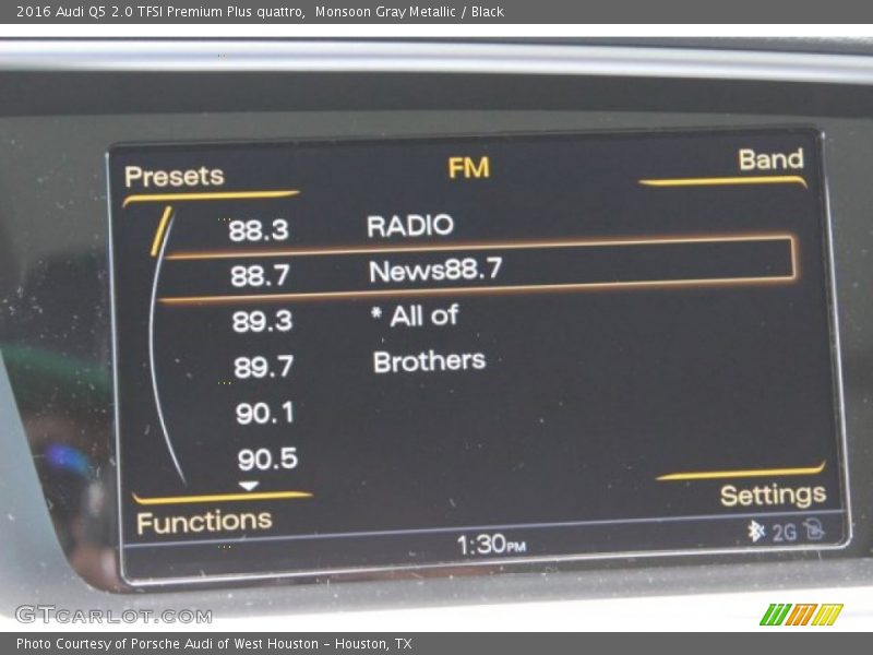 Monsoon Gray Metallic / Black 2016 Audi Q5 2.0 TFSI Premium Plus quattro