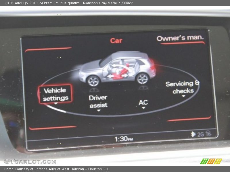Monsoon Gray Metallic / Black 2016 Audi Q5 2.0 TFSI Premium Plus quattro