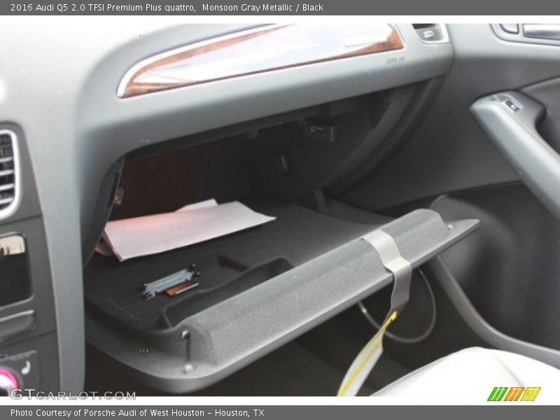 Monsoon Gray Metallic / Black 2016 Audi Q5 2.0 TFSI Premium Plus quattro