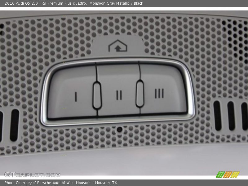 Monsoon Gray Metallic / Black 2016 Audi Q5 2.0 TFSI Premium Plus quattro