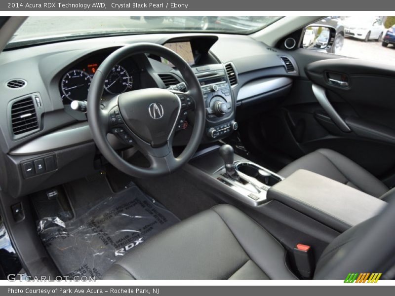 Crystal Black Pearl / Ebony 2014 Acura RDX Technology AWD