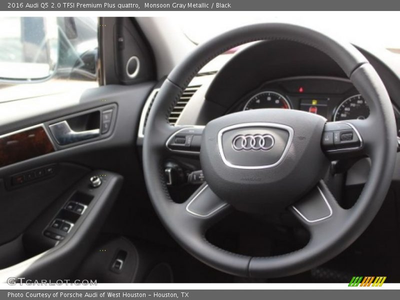 Monsoon Gray Metallic / Black 2016 Audi Q5 2.0 TFSI Premium Plus quattro
