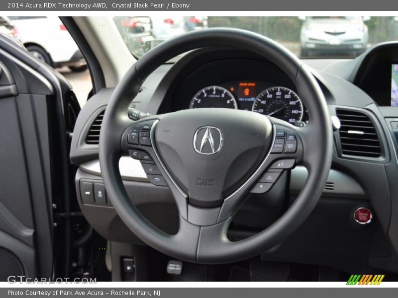 Crystal Black Pearl / Ebony 2014 Acura RDX Technology AWD