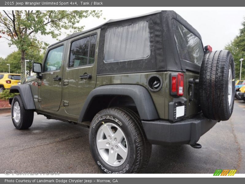 Tank / Black 2015 Jeep Wrangler Unlimited Sport 4x4