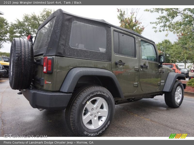 Tank / Black 2015 Jeep Wrangler Unlimited Sport 4x4