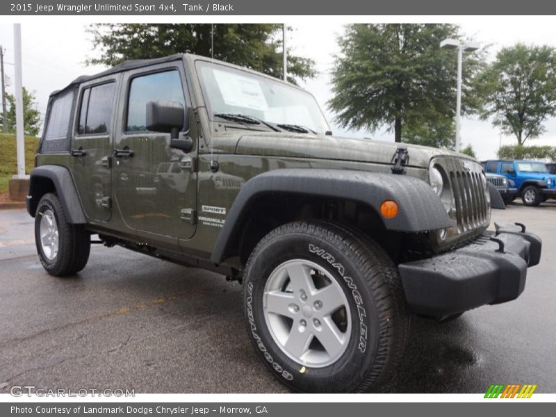 Tank / Black 2015 Jeep Wrangler Unlimited Sport 4x4