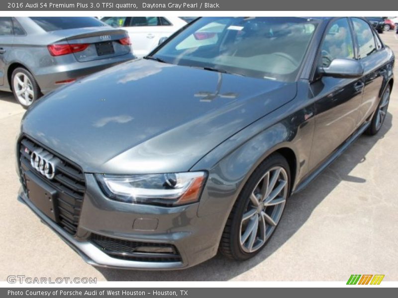 Daytona Gray Pearl / Black 2016 Audi S4 Premium Plus 3.0 TFSI quattro