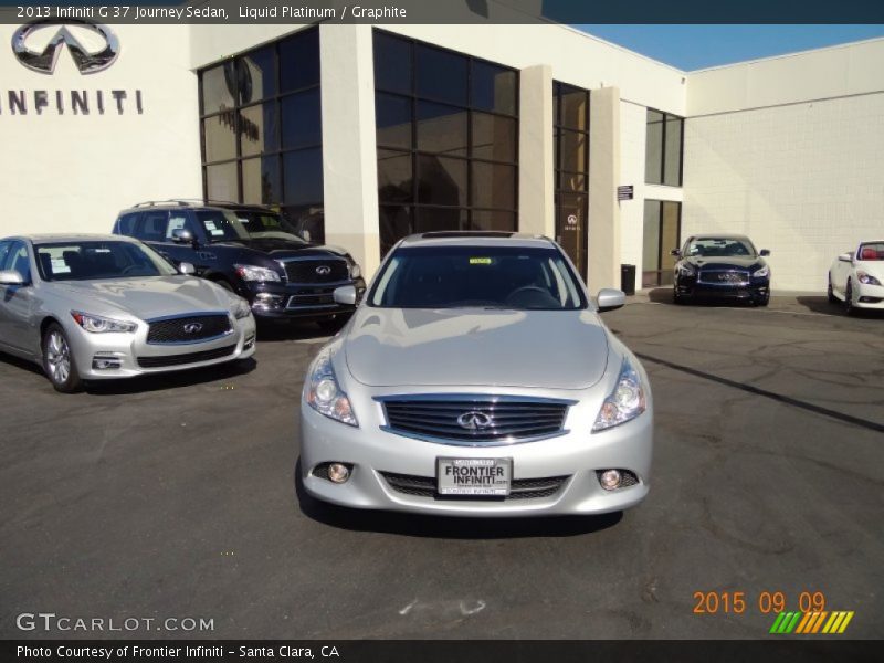 Liquid Platinum / Graphite 2013 Infiniti G 37 Journey Sedan