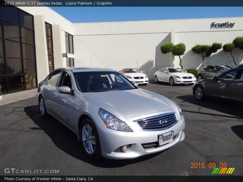 Liquid Platinum / Graphite 2013 Infiniti G 37 Journey Sedan