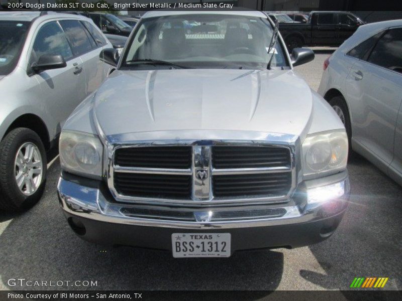 Bright Silver Metallic / Medium Slate Gray 2005 Dodge Dakota SLT Club Cab