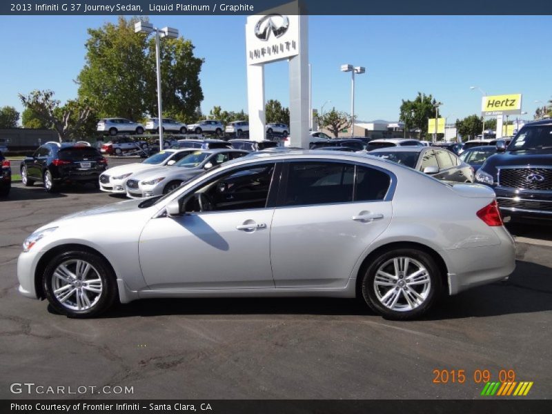 Liquid Platinum / Graphite 2013 Infiniti G 37 Journey Sedan