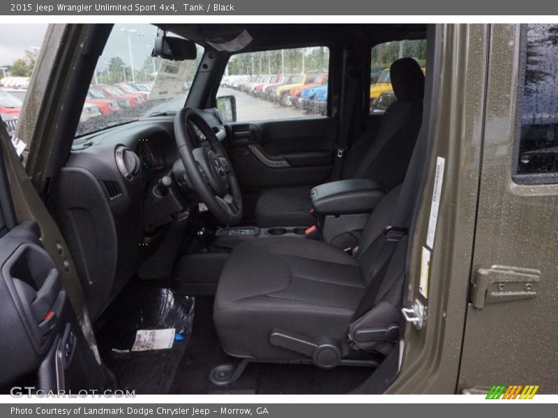 Tank / Black 2015 Jeep Wrangler Unlimited Sport 4x4