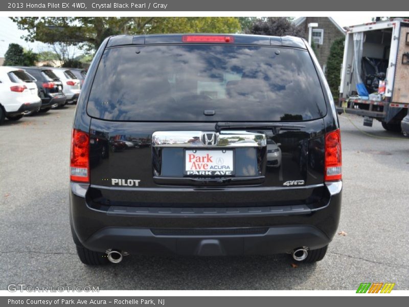 Crystal Black Pearl / Gray 2013 Honda Pilot EX 4WD