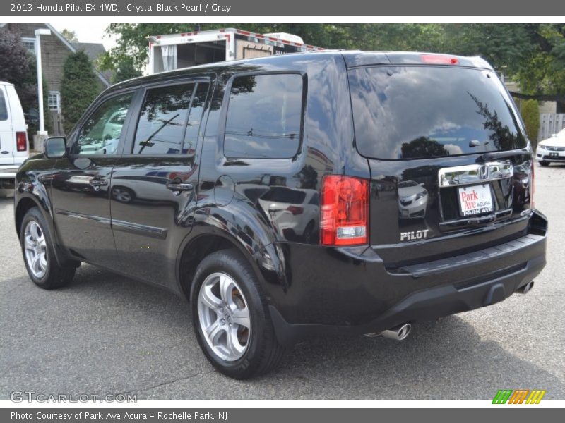 Crystal Black Pearl / Gray 2013 Honda Pilot EX 4WD