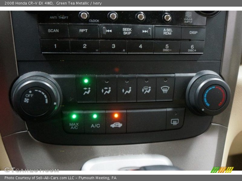 Green Tea Metallic / Ivory 2008 Honda CR-V EX 4WD
