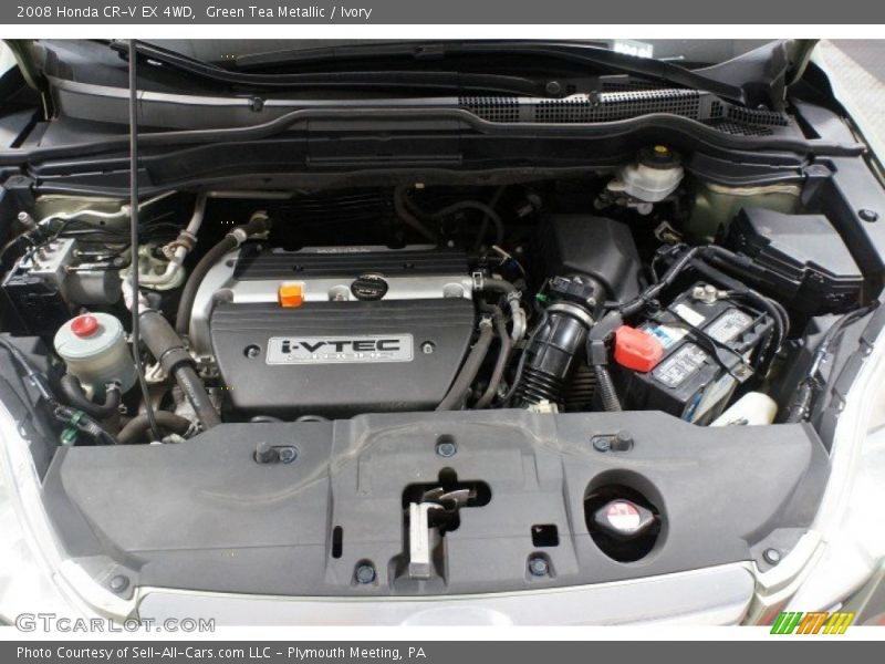 Green Tea Metallic / Ivory 2008 Honda CR-V EX 4WD