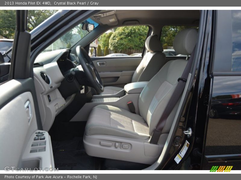 Crystal Black Pearl / Gray 2013 Honda Pilot EX 4WD