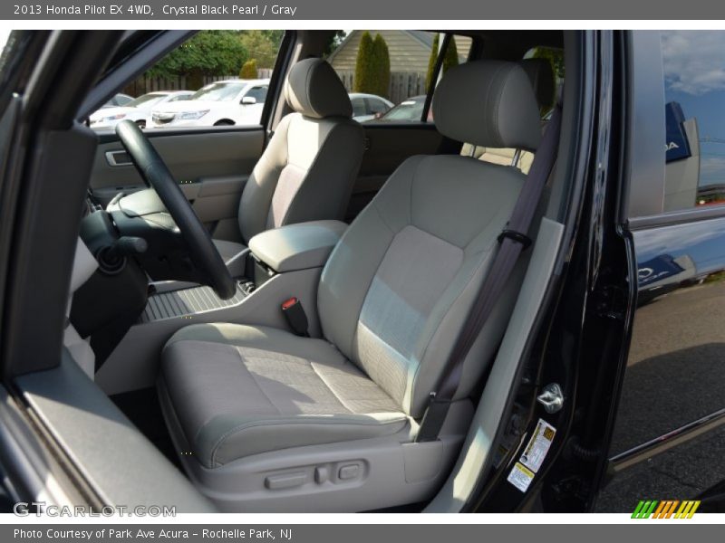 Crystal Black Pearl / Gray 2013 Honda Pilot EX 4WD