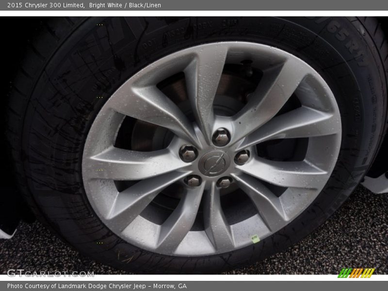 Bright White / Black/Linen 2015 Chrysler 300 Limited
