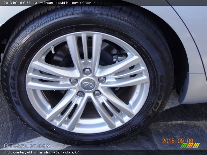 Liquid Platinum / Graphite 2013 Infiniti G 37 Journey Sedan