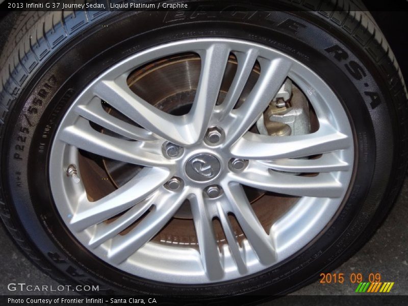 Liquid Platinum / Graphite 2013 Infiniti G 37 Journey Sedan