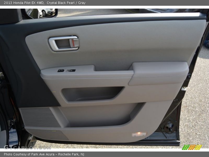 Crystal Black Pearl / Gray 2013 Honda Pilot EX 4WD