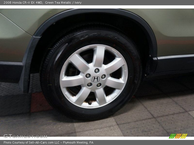 Green Tea Metallic / Ivory 2008 Honda CR-V EX 4WD