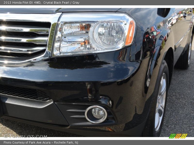 Crystal Black Pearl / Gray 2013 Honda Pilot EX 4WD