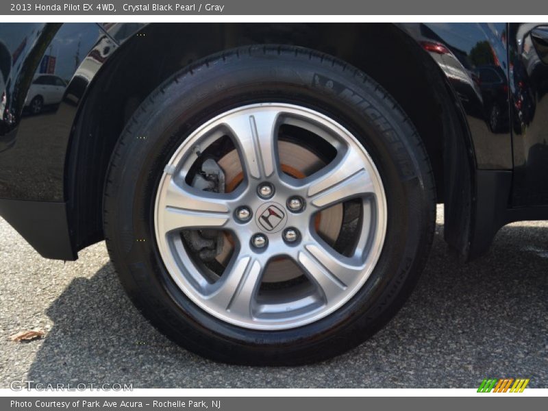 Crystal Black Pearl / Gray 2013 Honda Pilot EX 4WD