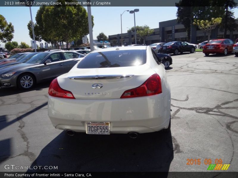 Moonlight White / Graphite 2013 Infiniti G 37 Journey Coupe