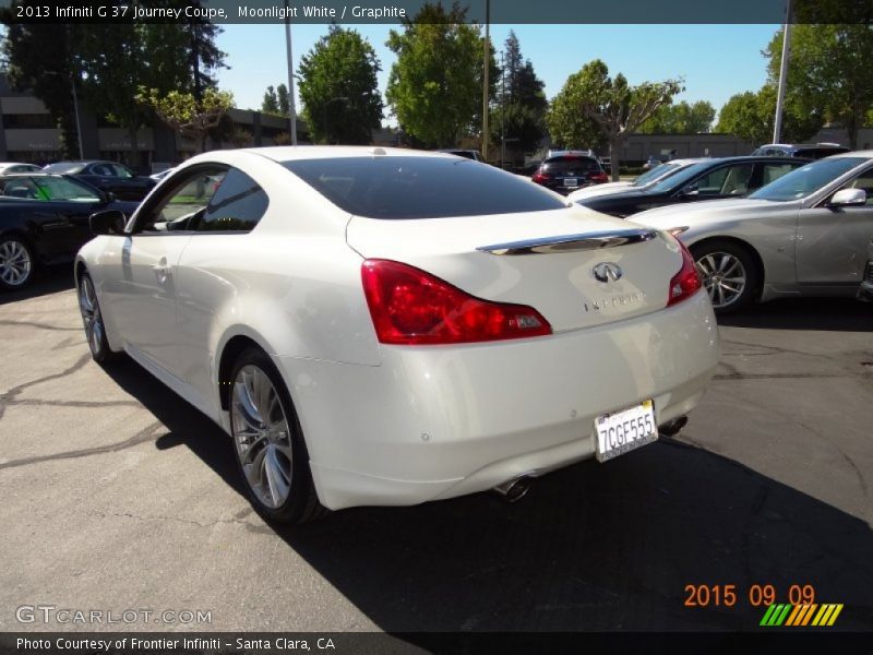 Moonlight White / Graphite 2013 Infiniti G 37 Journey Coupe