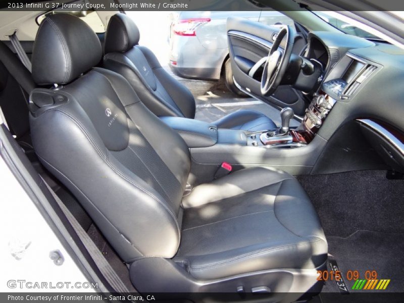 Moonlight White / Graphite 2013 Infiniti G 37 Journey Coupe