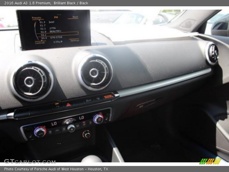 Brilliant Black / Black 2016 Audi A3 1.8 Premium