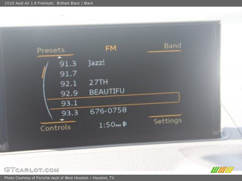 Brilliant Black / Black 2016 Audi A3 1.8 Premium