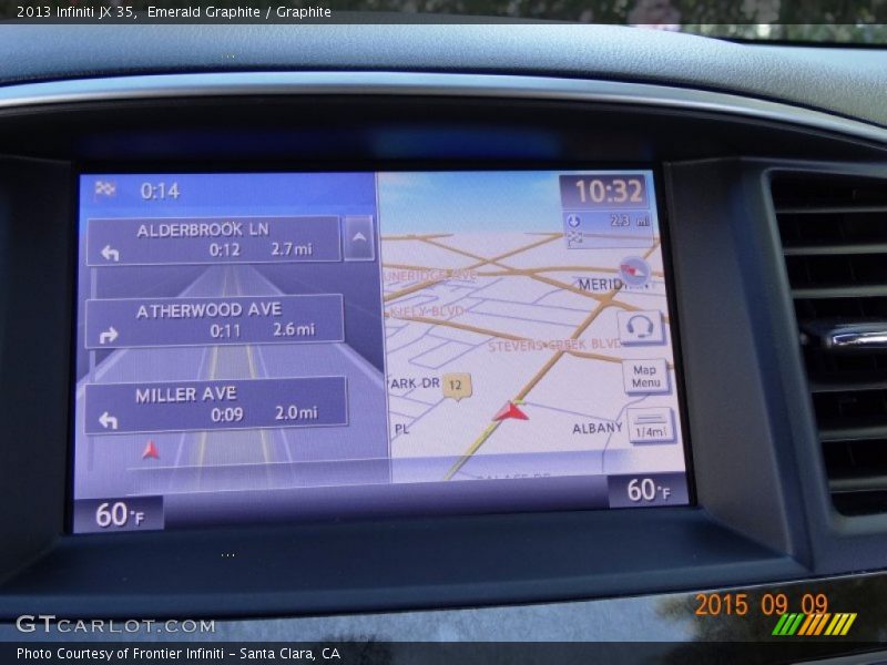 Emerald Graphite / Graphite 2013 Infiniti JX 35