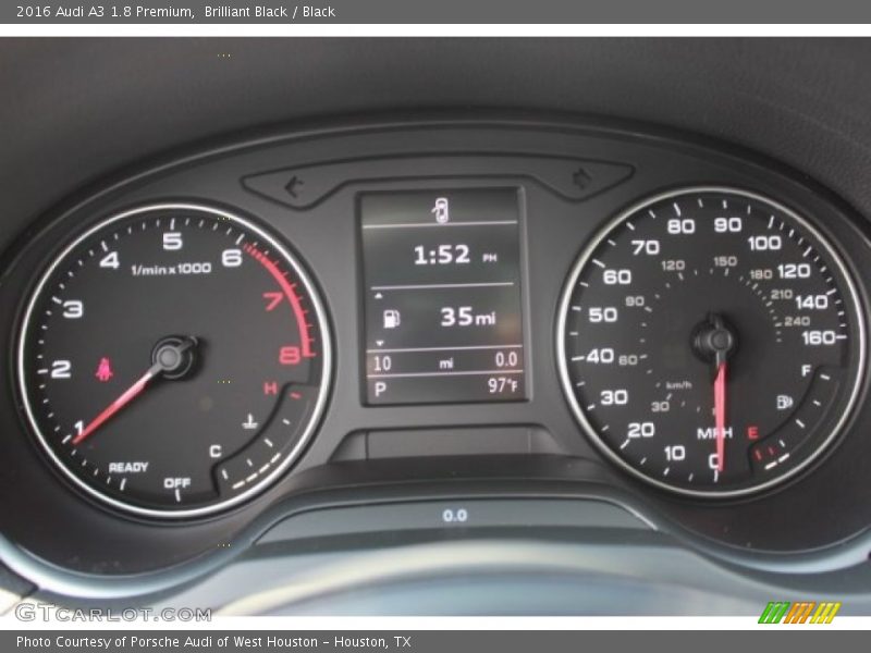 Brilliant Black / Black 2016 Audi A3 1.8 Premium