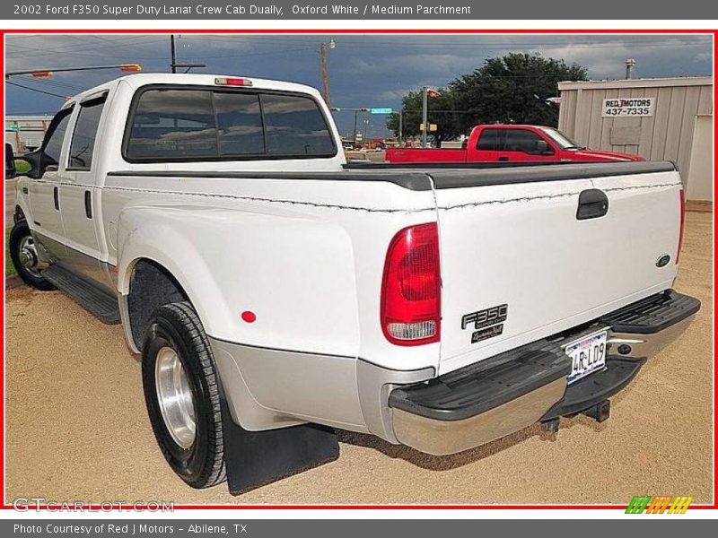 Oxford White / Medium Parchment 2002 Ford F350 Super Duty Lariat Crew Cab Dually