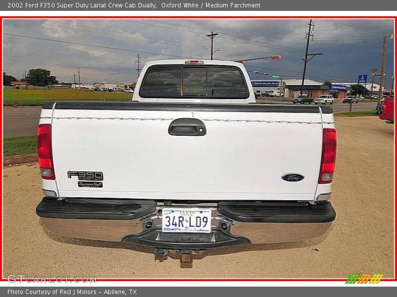 Oxford White / Medium Parchment 2002 Ford F350 Super Duty Lariat Crew Cab Dually