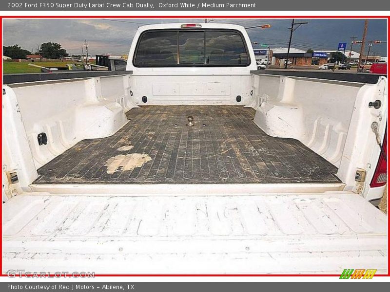 Oxford White / Medium Parchment 2002 Ford F350 Super Duty Lariat Crew Cab Dually