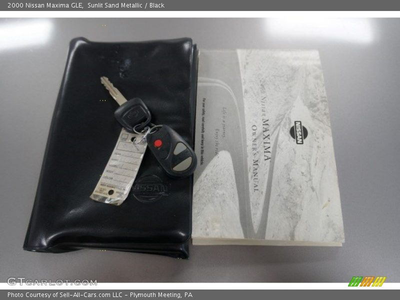 Sunlit Sand Metallic / Black 2000 Nissan Maxima GLE