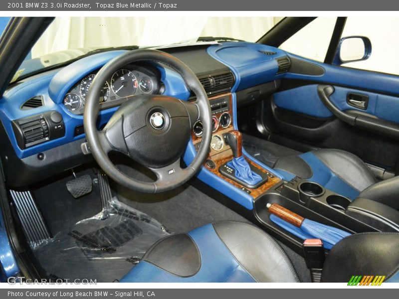  2001 Z3 3.0i Roadster Topaz Interior