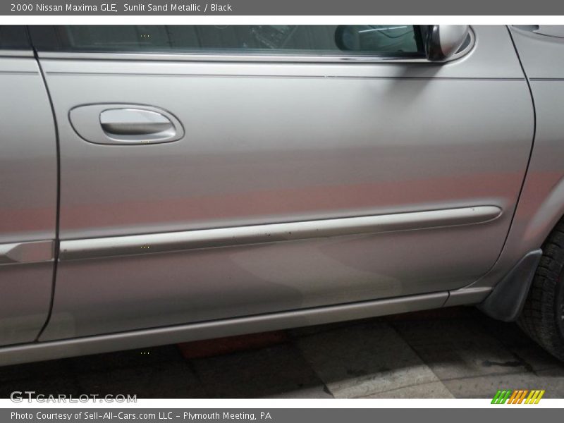 Sunlit Sand Metallic / Black 2000 Nissan Maxima GLE