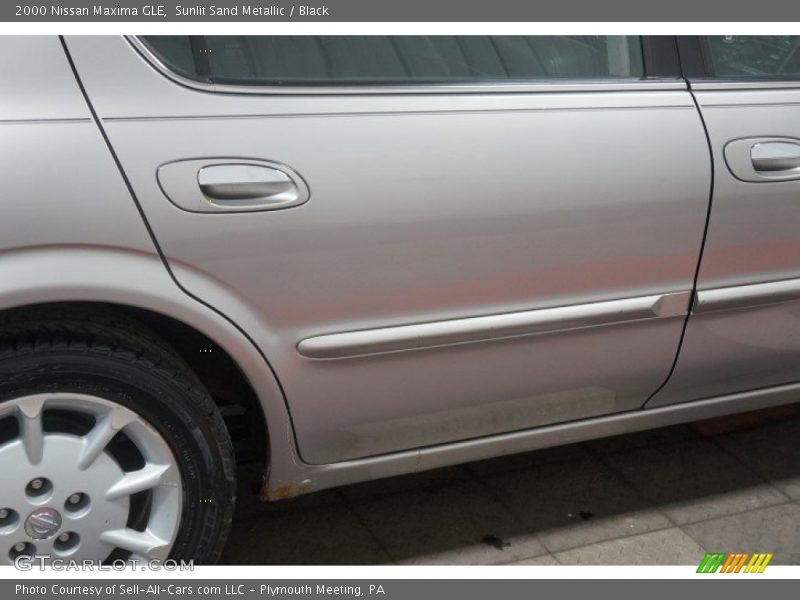 Sunlit Sand Metallic / Black 2000 Nissan Maxima GLE