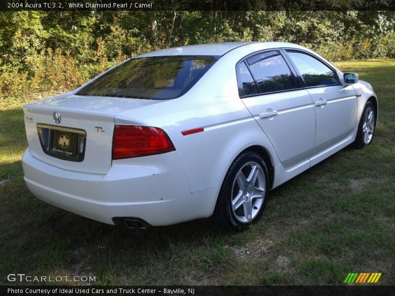 White Diamond Pearl / Camel 2004 Acura TL 3.2