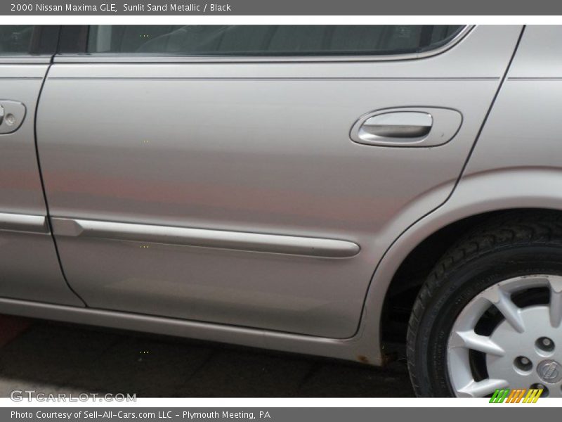 Sunlit Sand Metallic / Black 2000 Nissan Maxima GLE