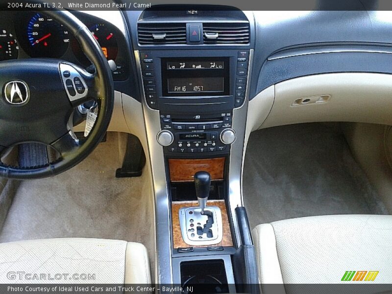 White Diamond Pearl / Camel 2004 Acura TL 3.2