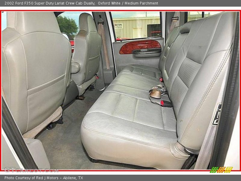 Oxford White / Medium Parchment 2002 Ford F350 Super Duty Lariat Crew Cab Dually